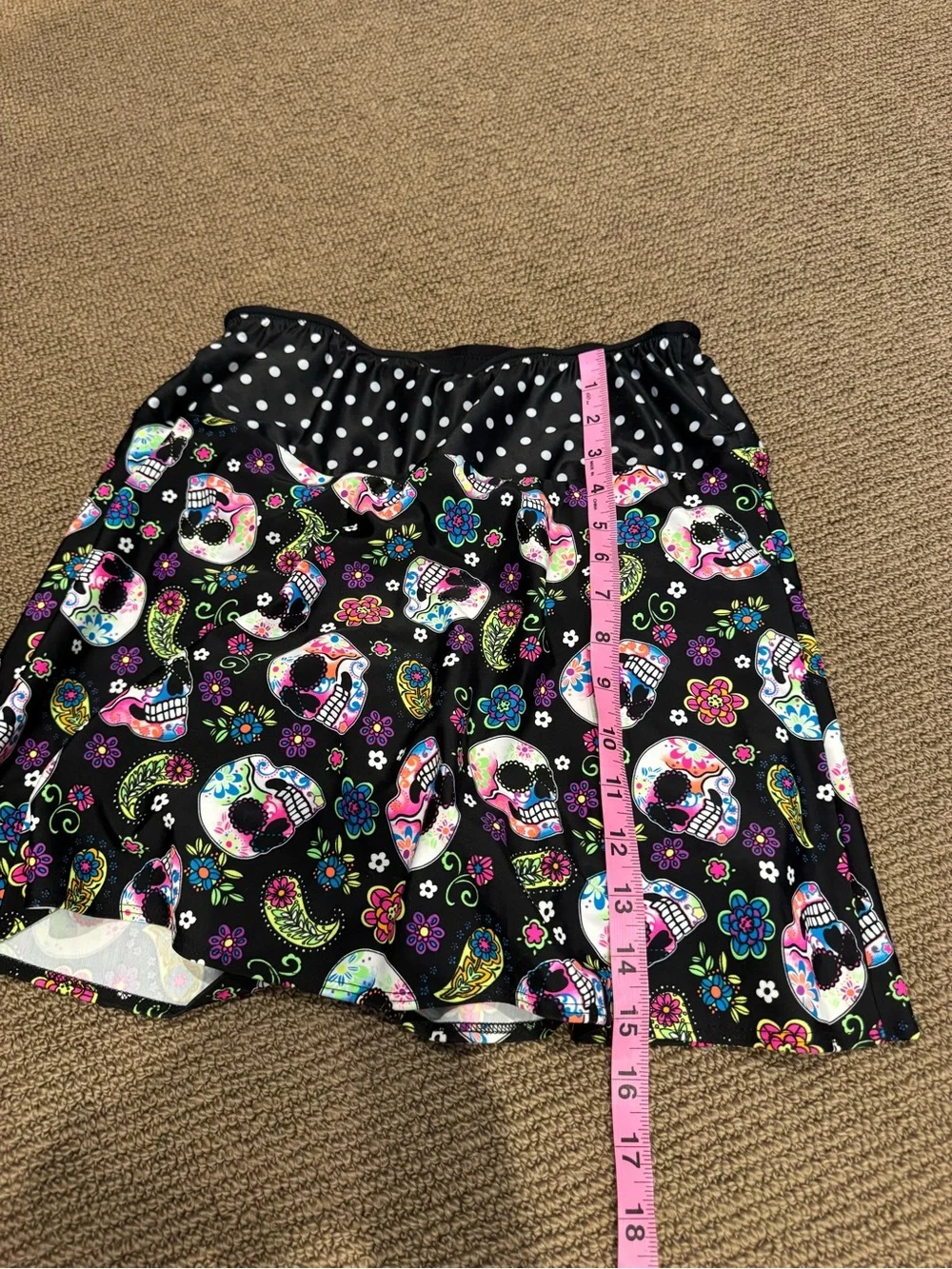 SPARKLE SKIRTS Skort - Day of the Dead